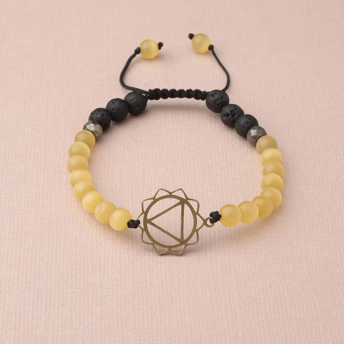 Solar Plexus Chakra Diffuser Bracelet - Image 4