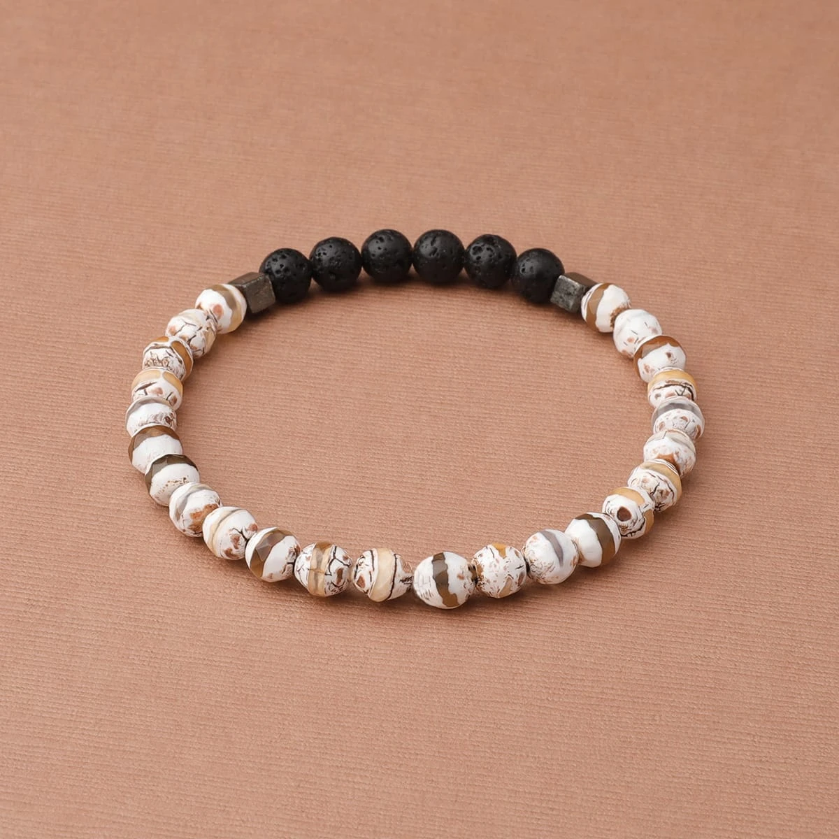 Striped Tibetan Agate (Brown) - Image 4