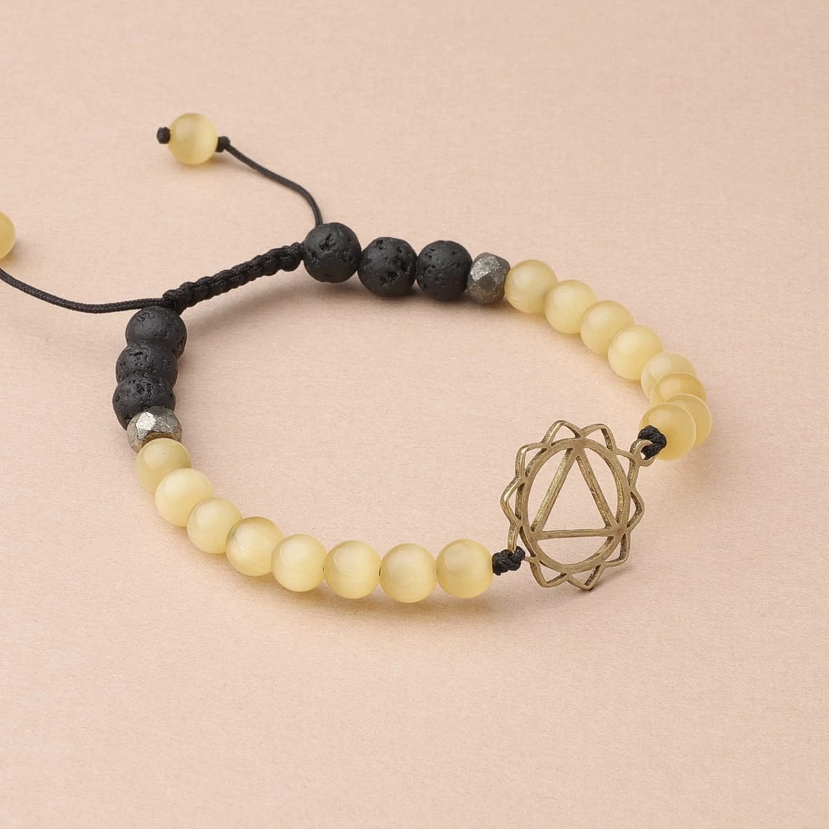 Solar Plexus Chakra Diffuser Bracelet - Image 3