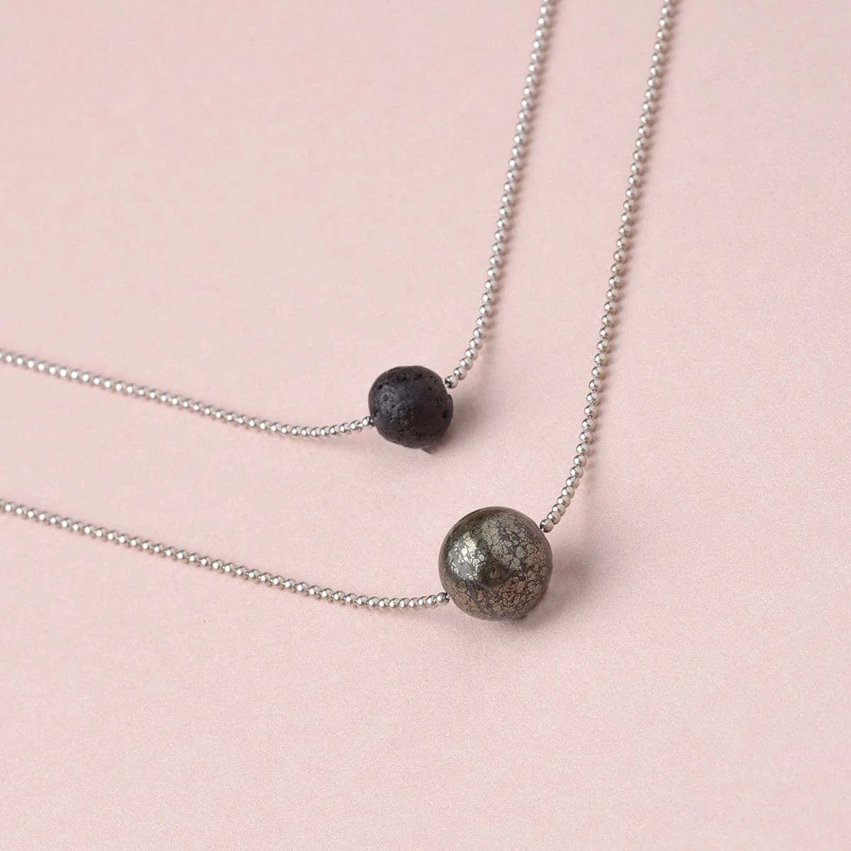 Pure Diffuser Necklace - Pyrite - Image 4