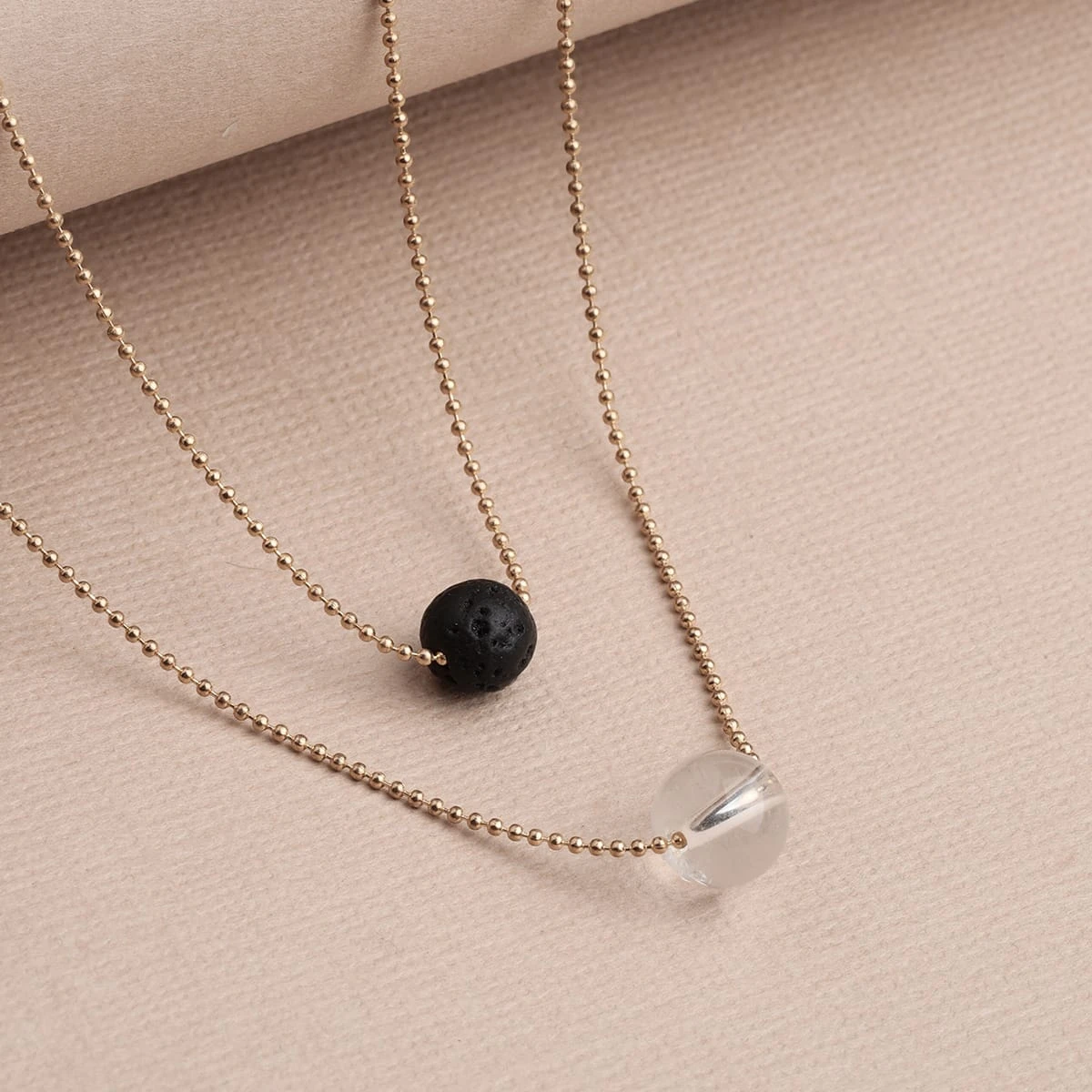 Pure Diffuser Necklace - White Crystal - Image 4