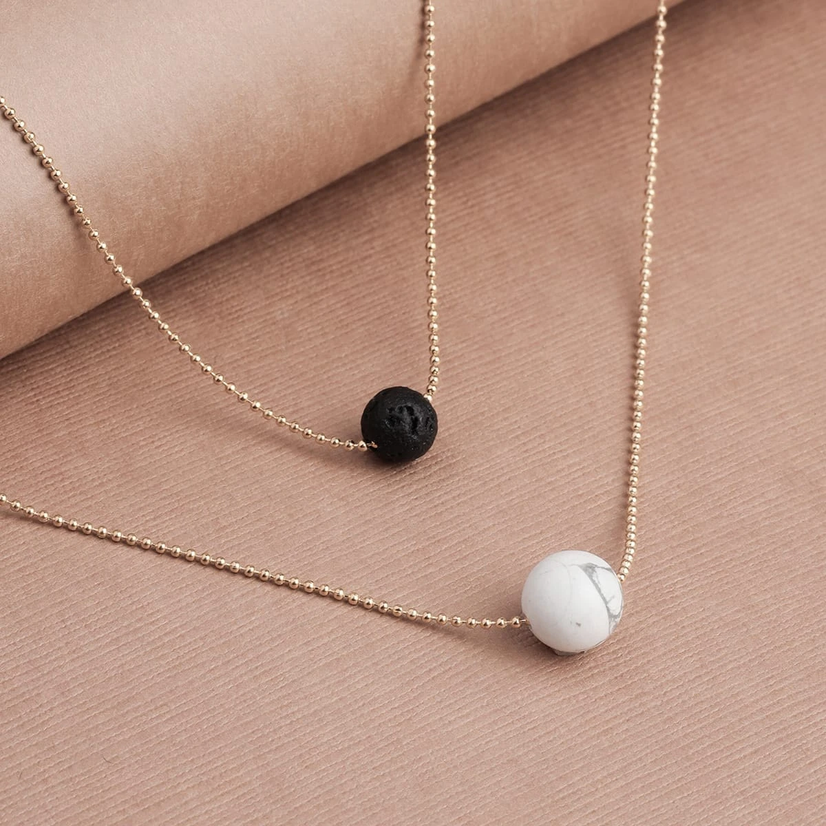 Pure Diffuser Necklace - White Howlite - Image 4