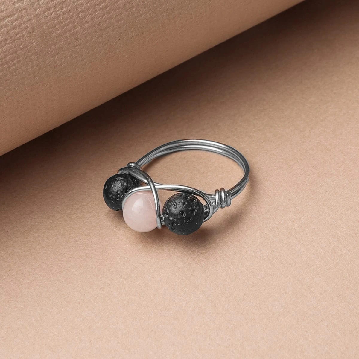 Rose Quartz Diffuser Ring - Image 4