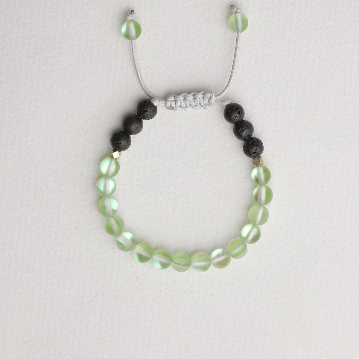 Kids Glow Glass Adjustable Bracelet (Green) - Image 5