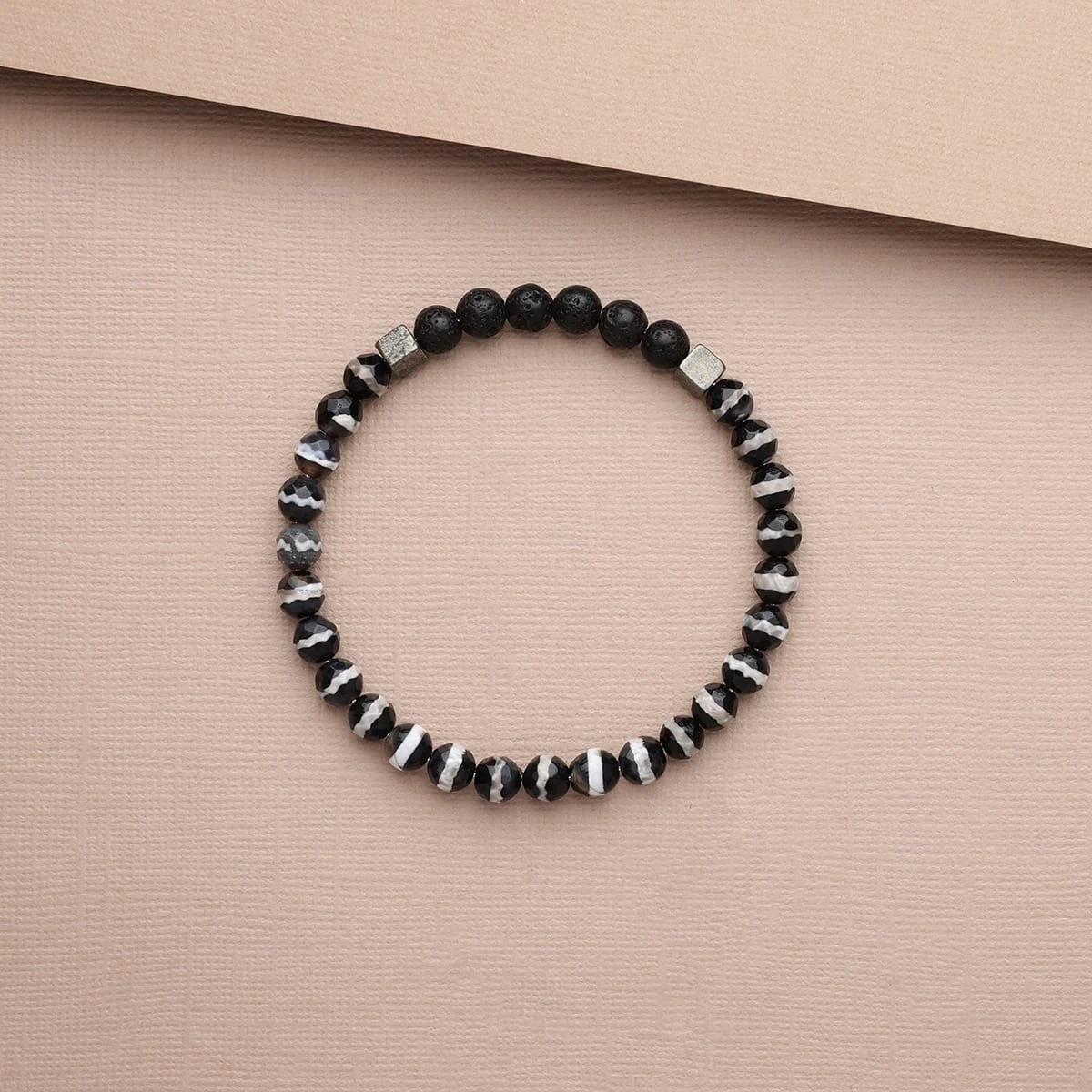 Striped Tibetan Agate (Black) - Image 4