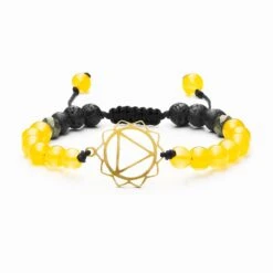 Solar Plexus Chakra Diffuser Bracelet
