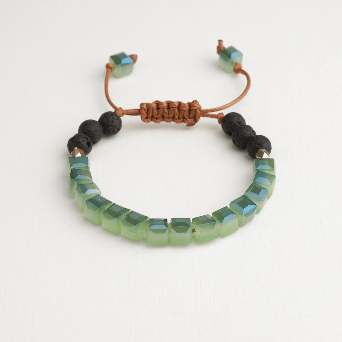 Kids Glass Diffuser Bracelet (Seafoam Green) - Image 4