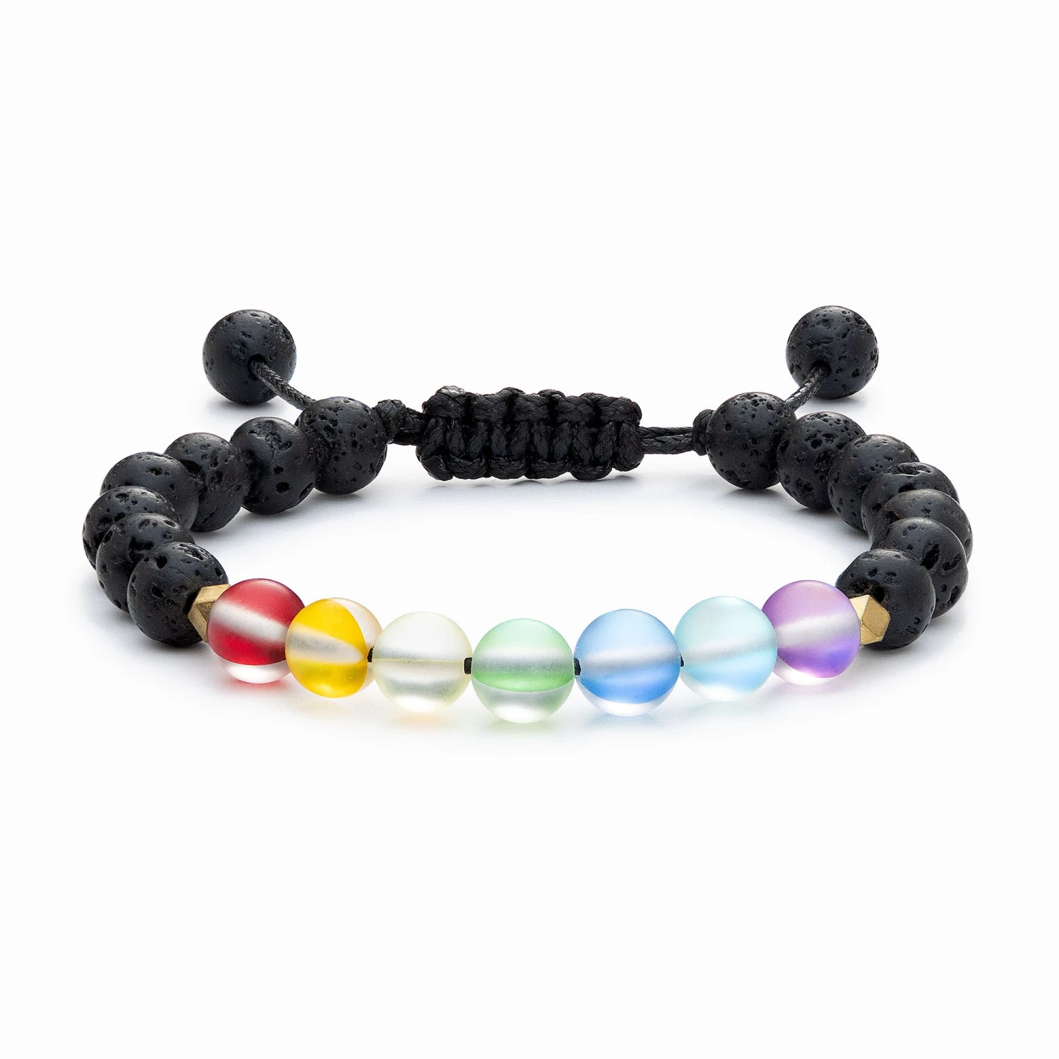 Glow Glass Chakra Kids Adjustable Bracelet