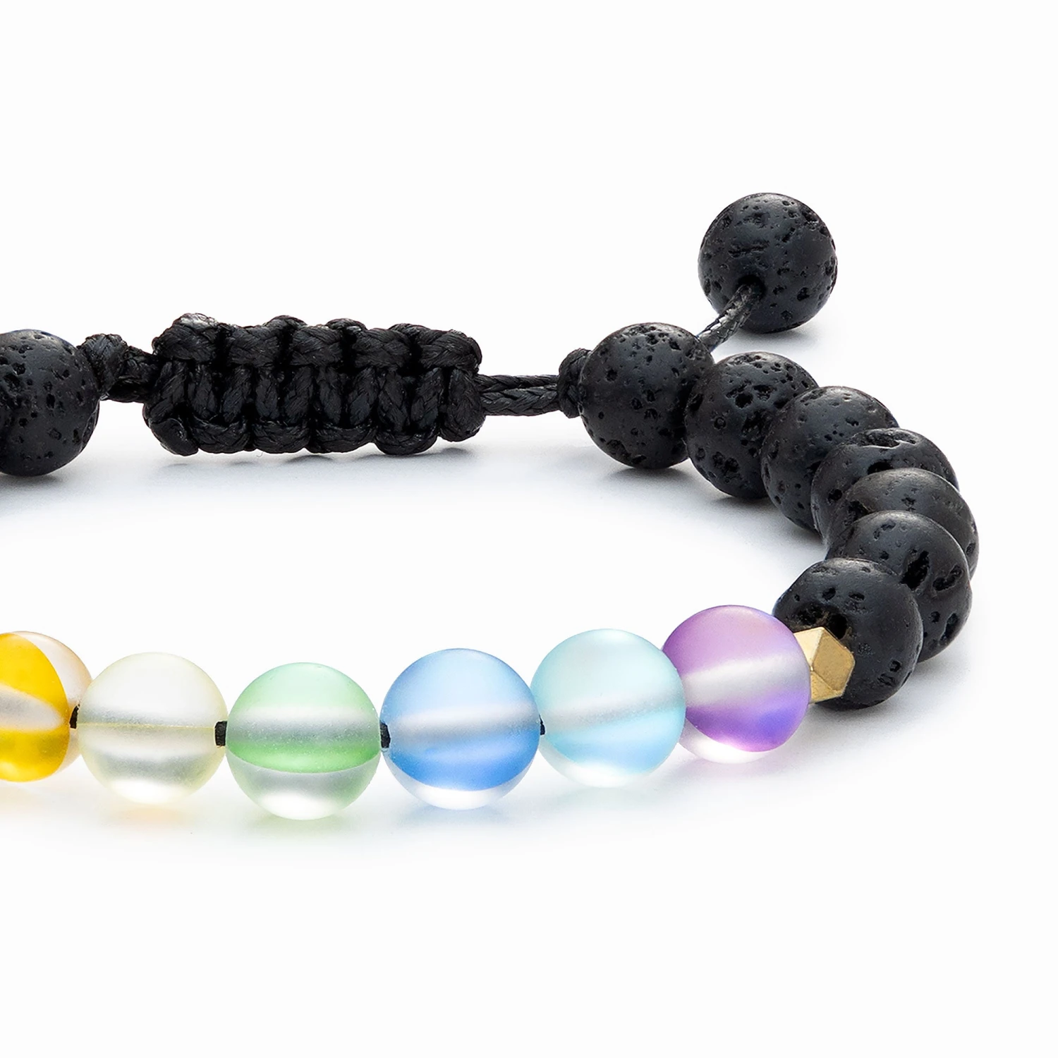 Glow Glass Chakra Kids Adjustable Bracelet - Image 2