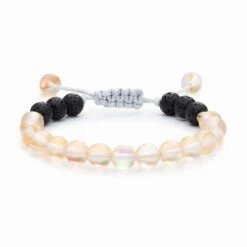 Kids Glow Glass Adjustable Bracelet (Champagne)