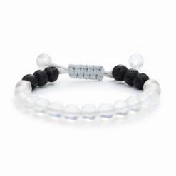 Kids Glow Glass Adjustable Bracelet (Clear)