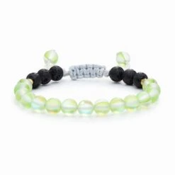 Kids Glow Glass Adjustable Bracelet (Green)