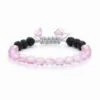 Kids Glow Glass Adjustable Bracelet (Pink)