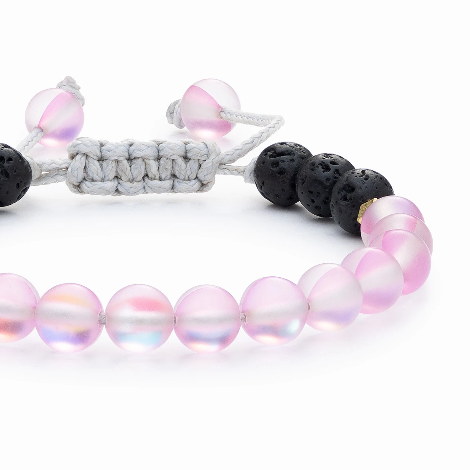 Kids Glow Glass Adjustable Bracelet (Pink) - Image 2