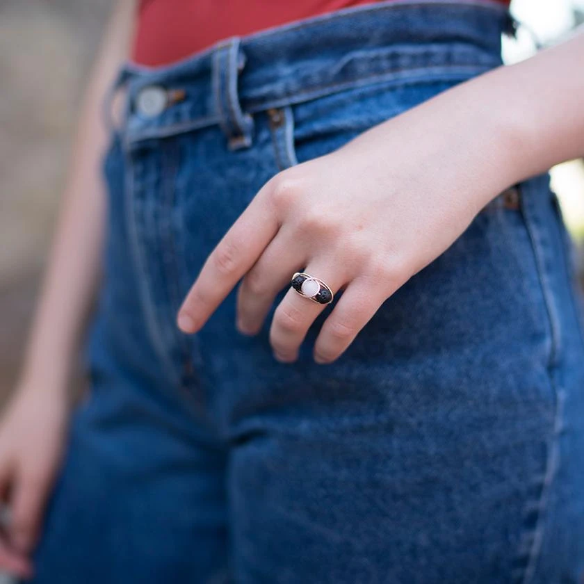 Rose Quartz Diffuser Ring - Image 5