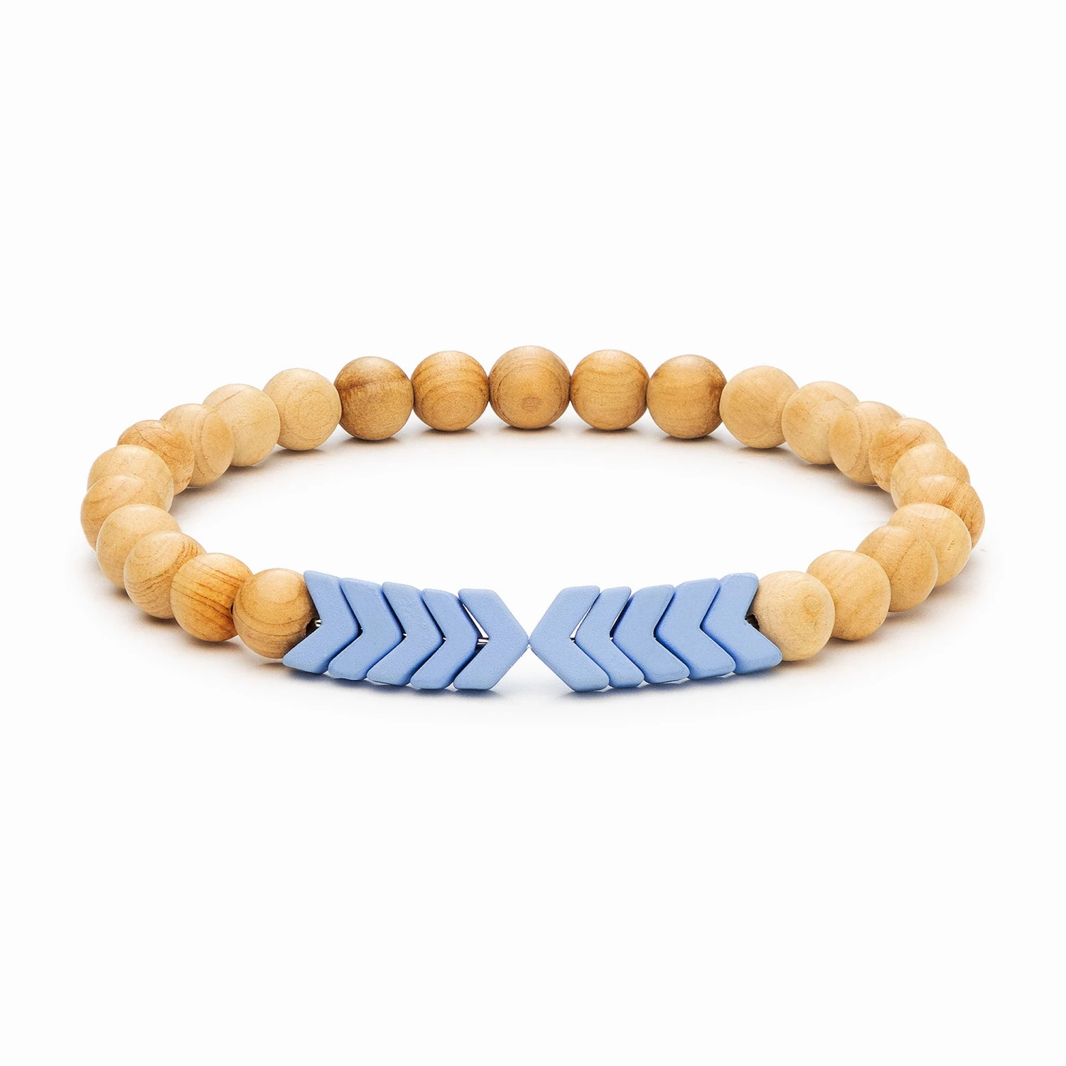 Sacred Arrow Wood Diffuser Bracelet - Image 7