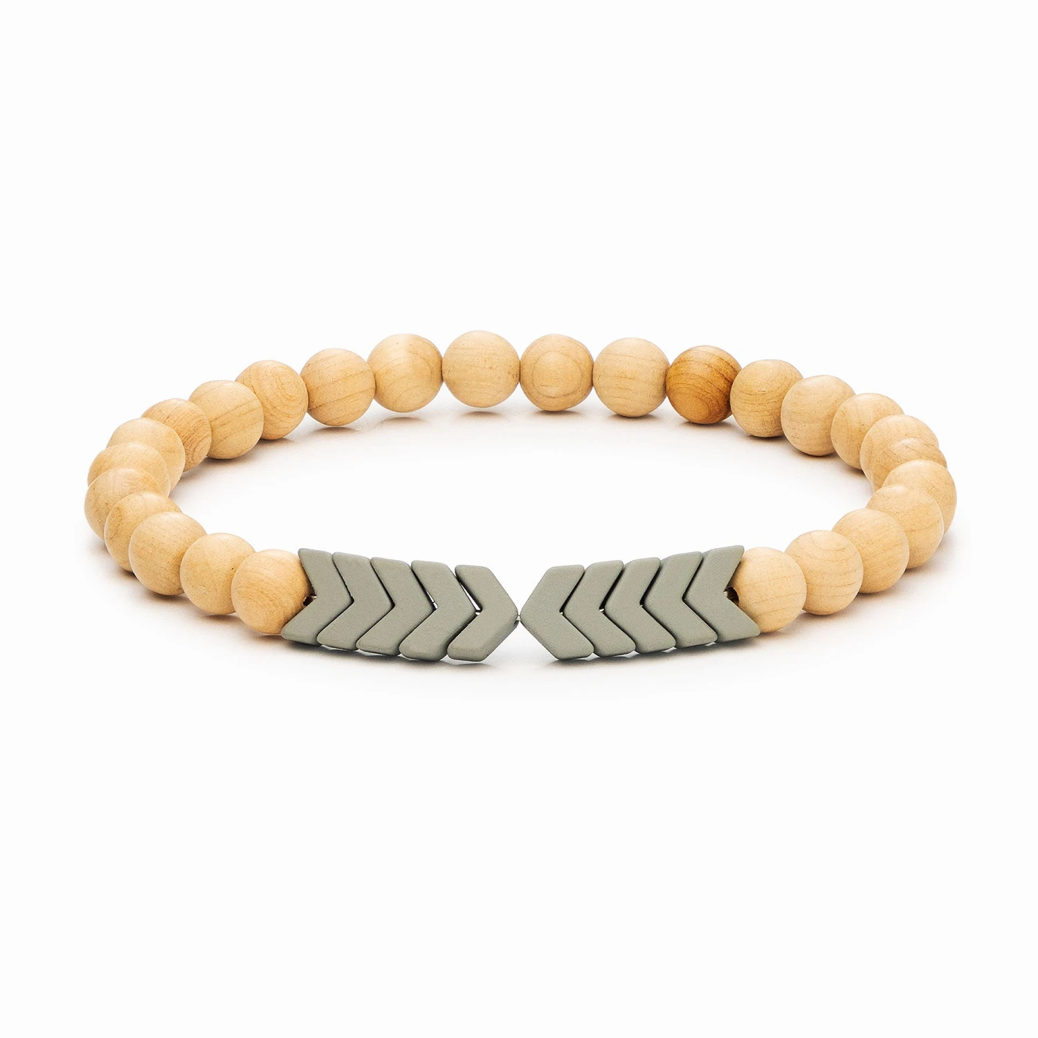 Sacred Arrow Wood Diffuser Bracelet - Image 3