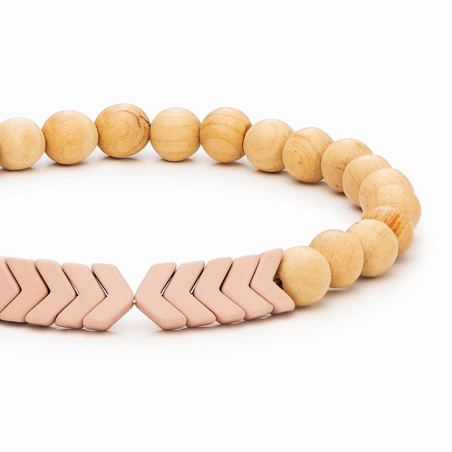 Sacred Arrow Wood Diffuser Bracelet - Image 14