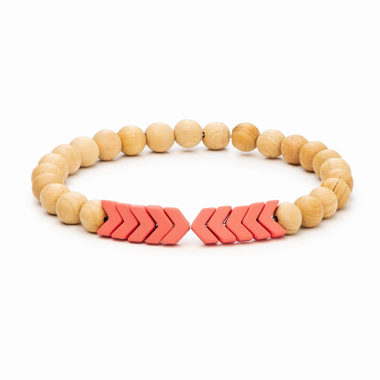 Sacred Arrow Wood Diffuser Bracelet - Image 6