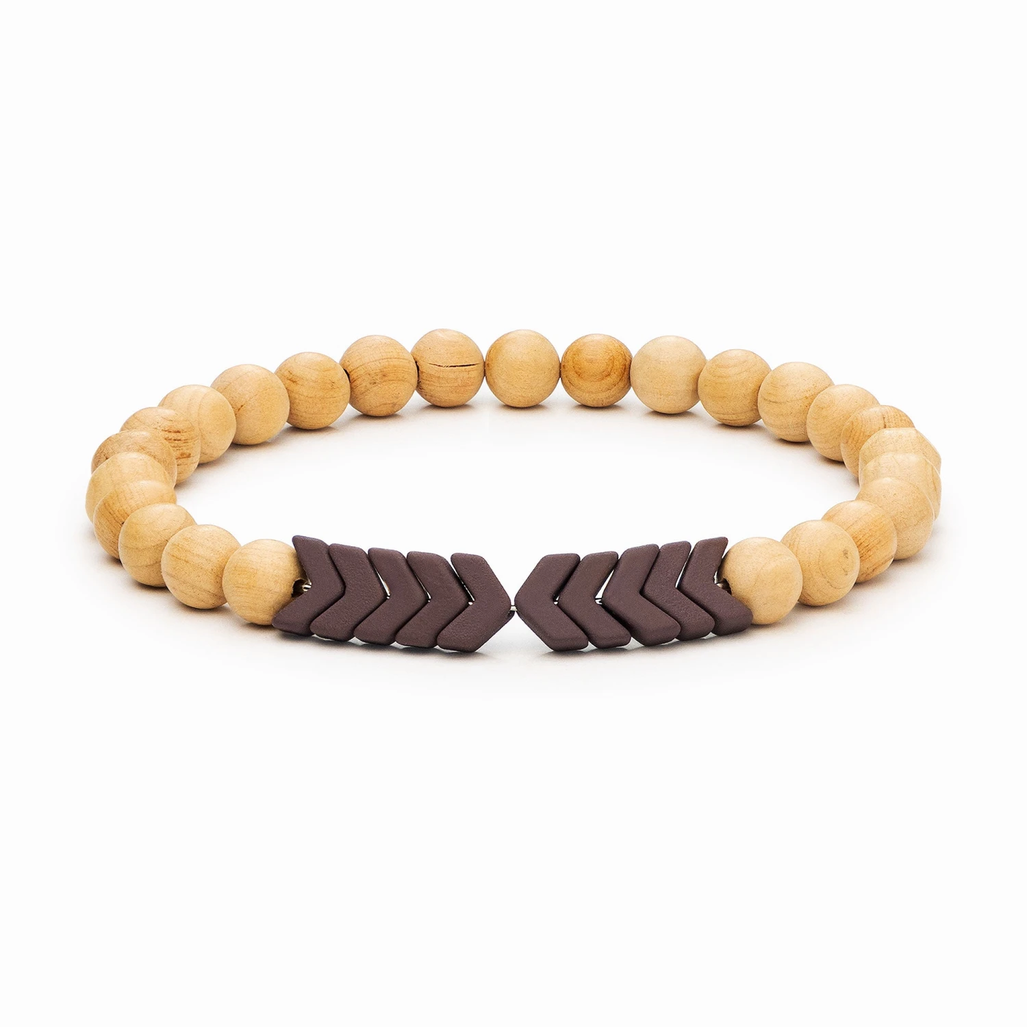 Sacred Arrow Wood Diffuser Bracelet - Image 12