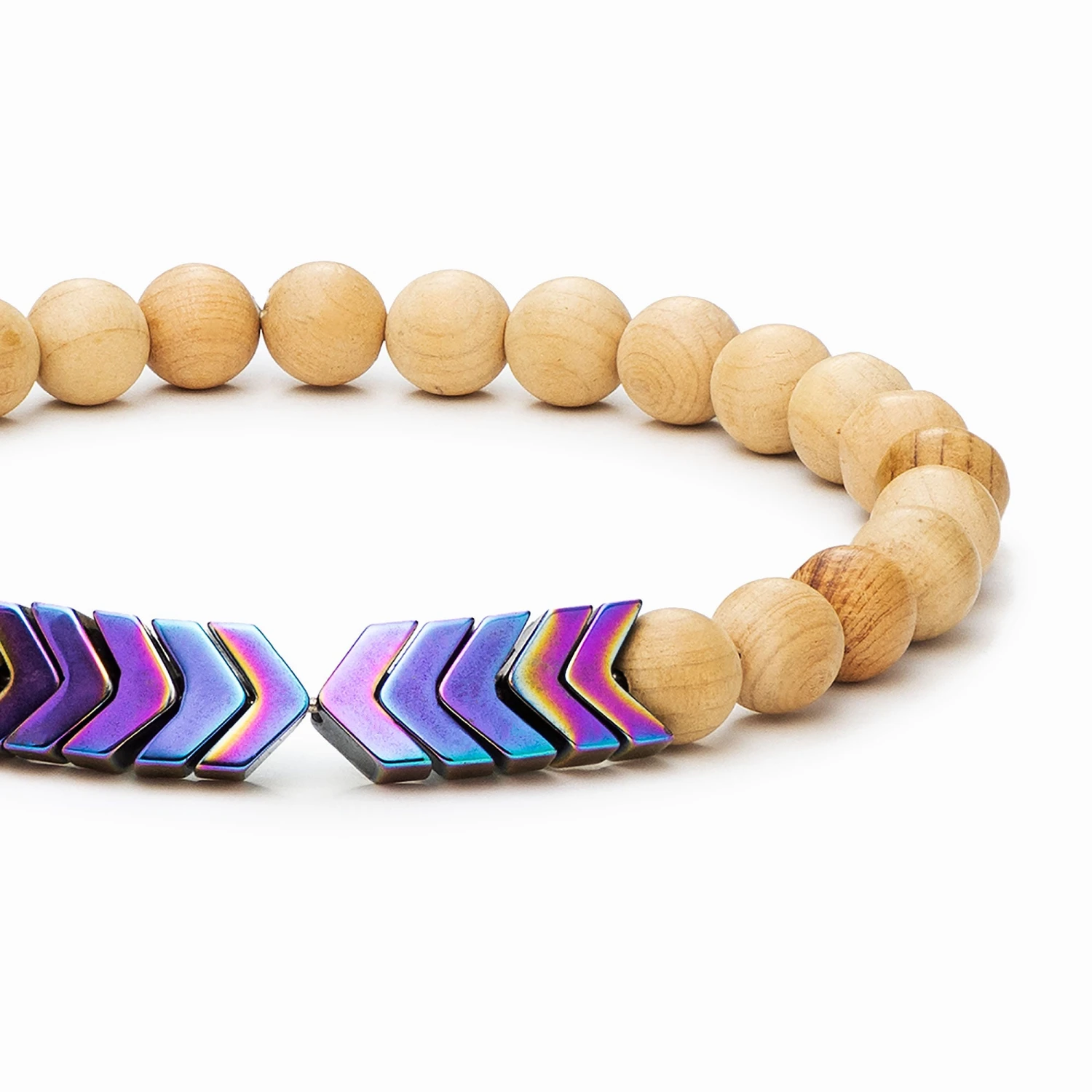 Sacred Arrow Wood Diffuser Bracelet - Image 13