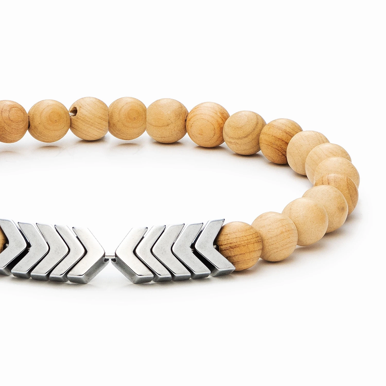 Sacred Arrow Wood Diffuser Bracelet - Image 17