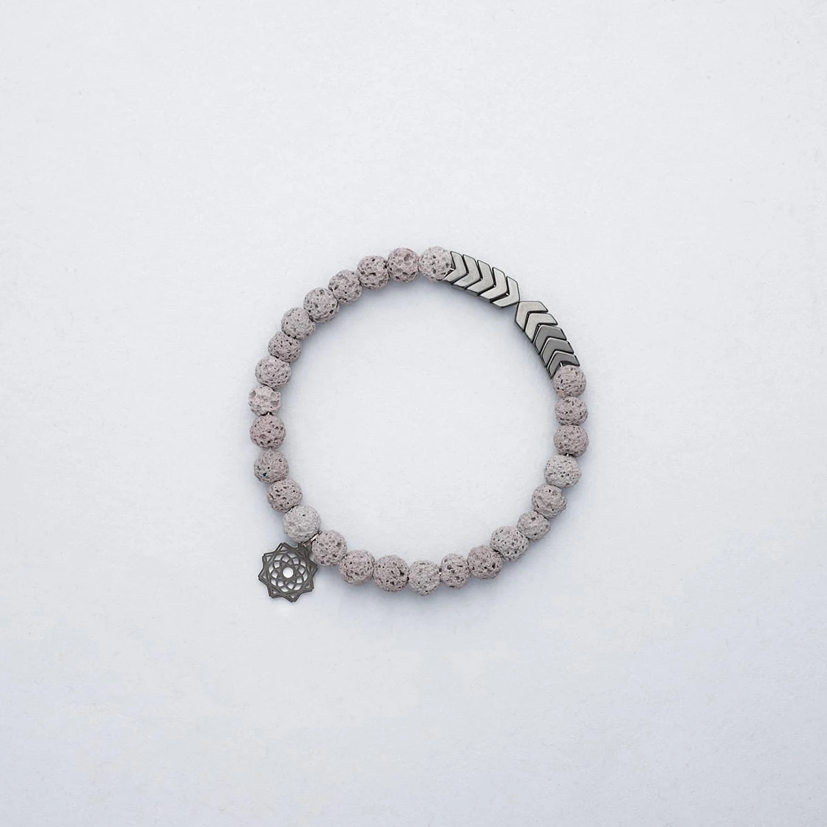 Gray Lava Sacred Arrow Diffuser Bracelet - Image 14