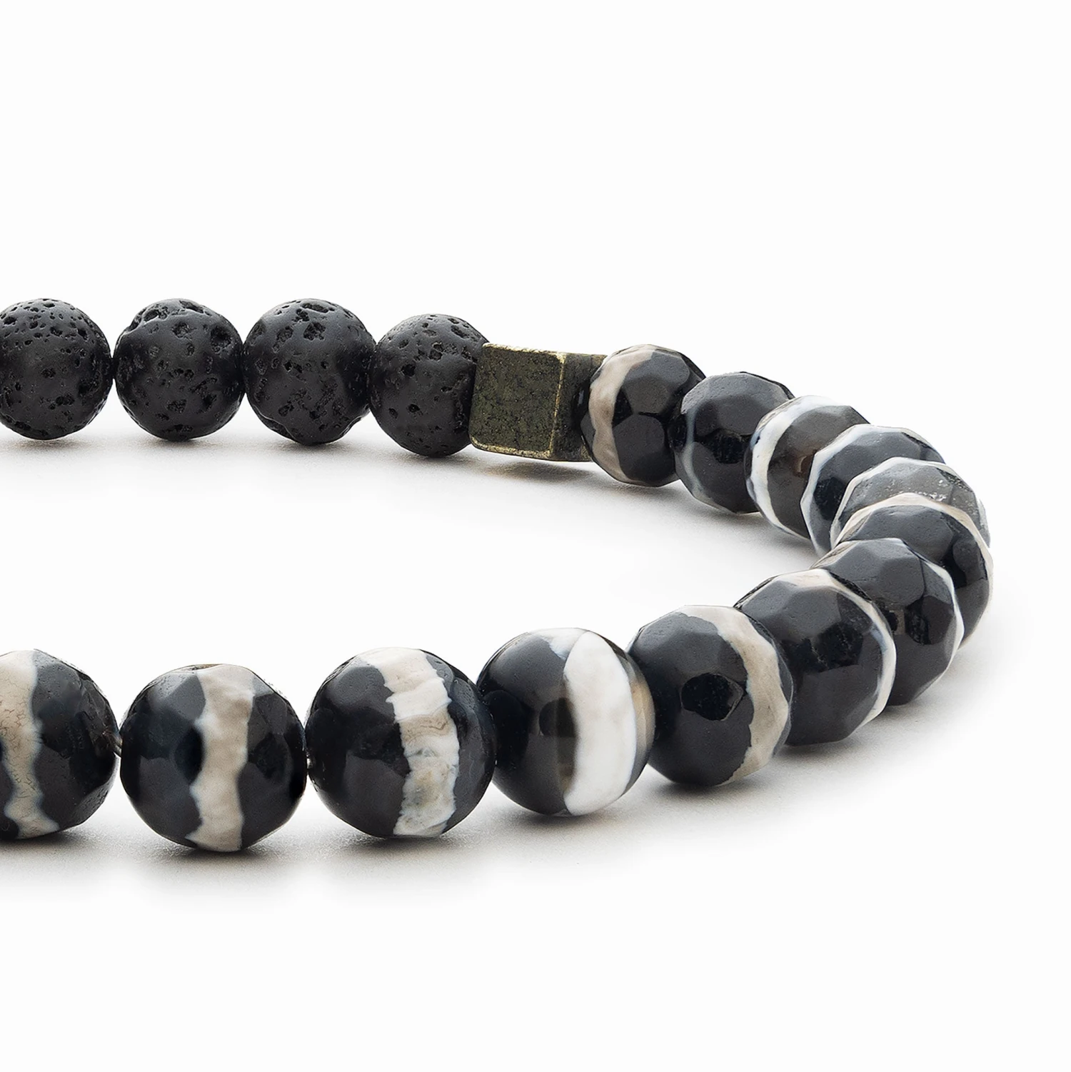 Striped Tibetan Agate (Black) - Image 2