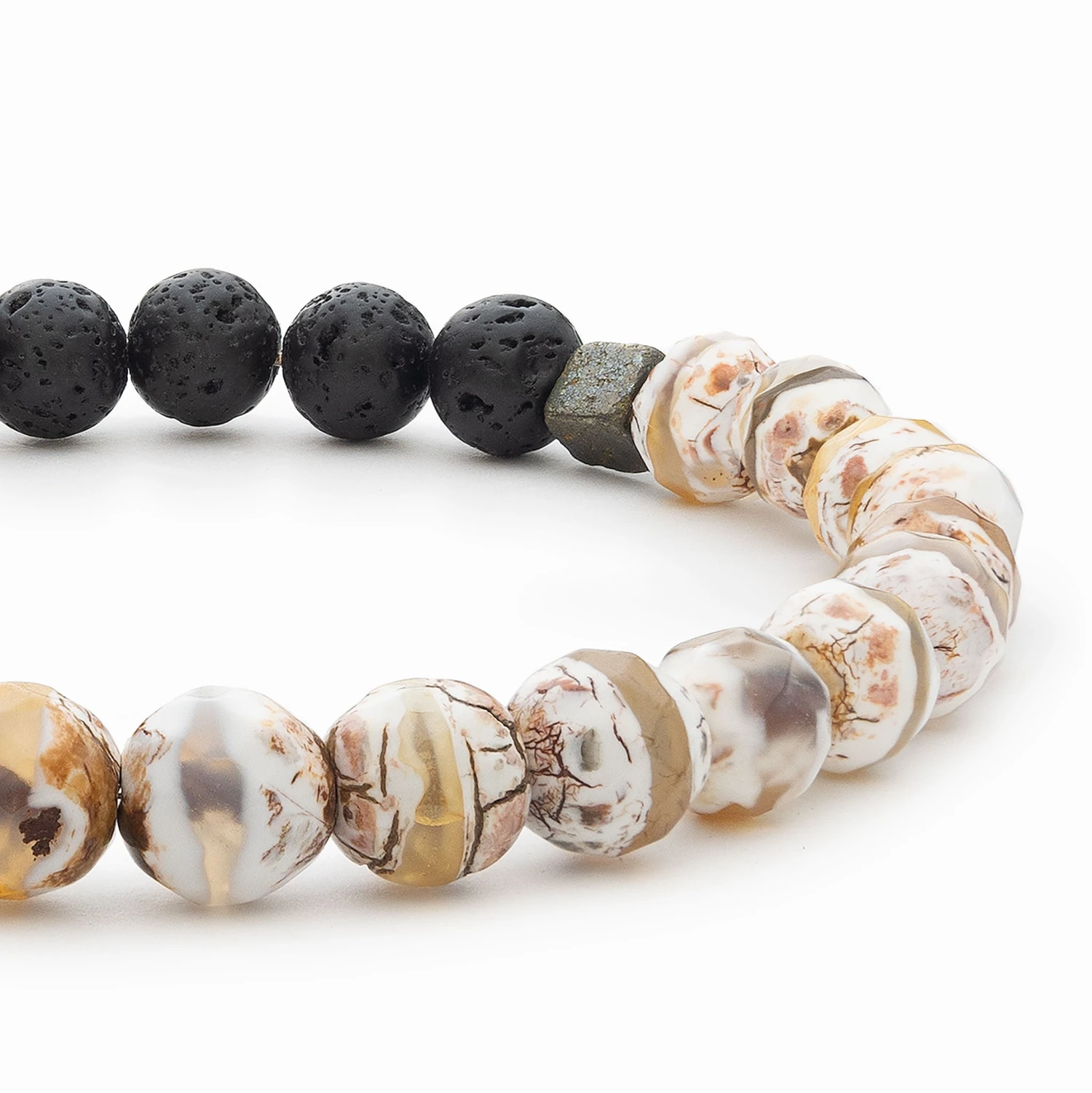 Striped Tibetan Agate (Brown) - Image 2