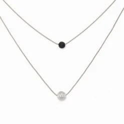 Pure Diffuser Necklace - White Crystal