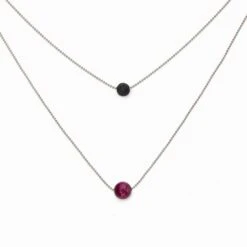 Pure Diffuser Necklace - Pink Tiger's Eye