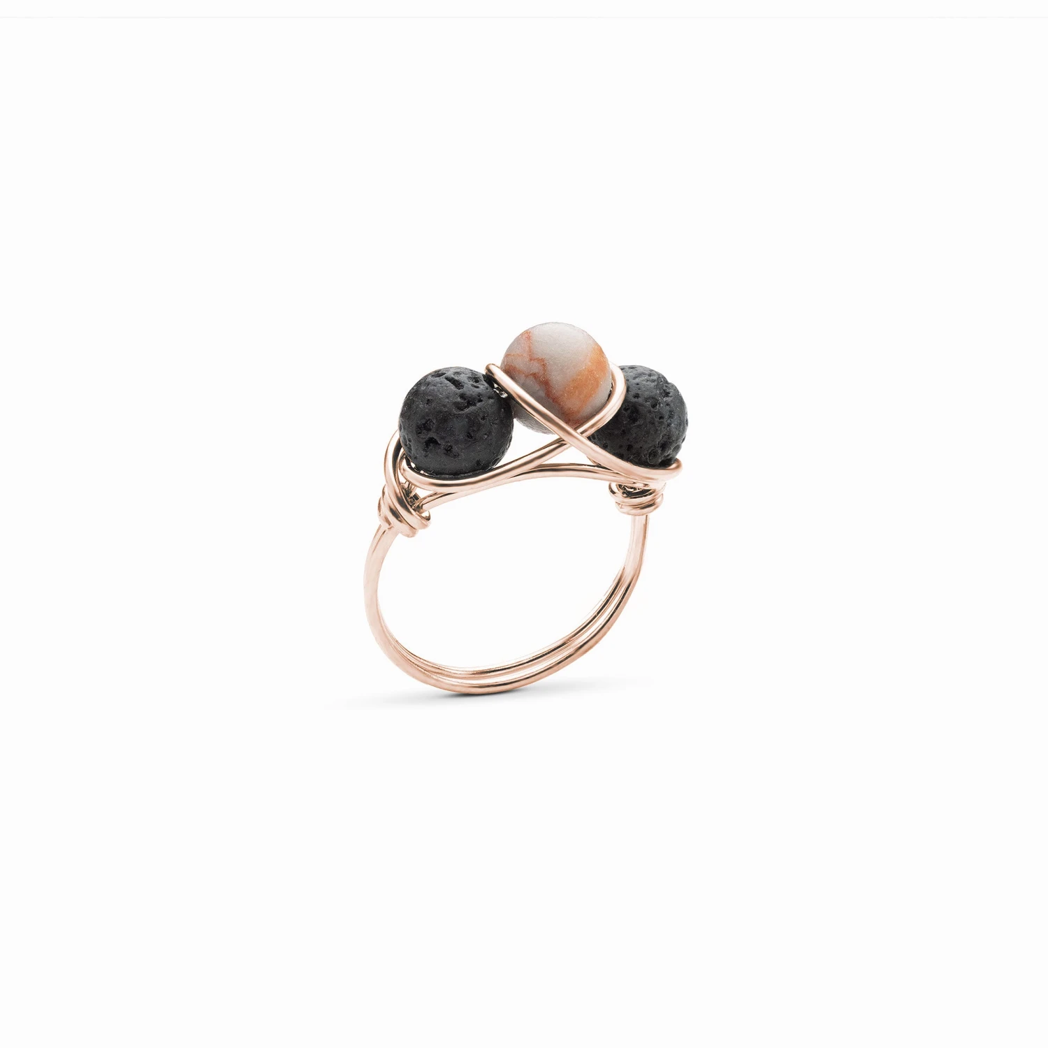 Red Vein Jasper Diffuser Ring - Image 8