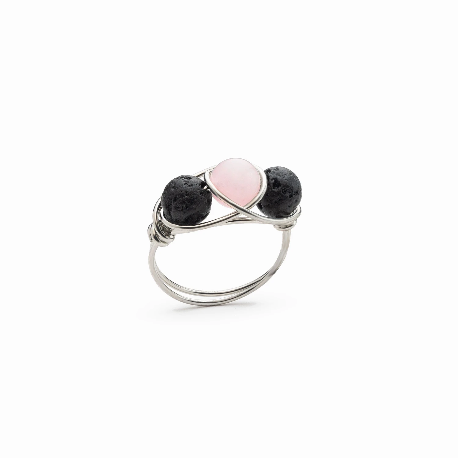 Rose Quartz Diffuser Ring - Image 2
