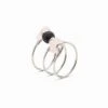 Rose Quartz Triple Wrap Diffuser Ring