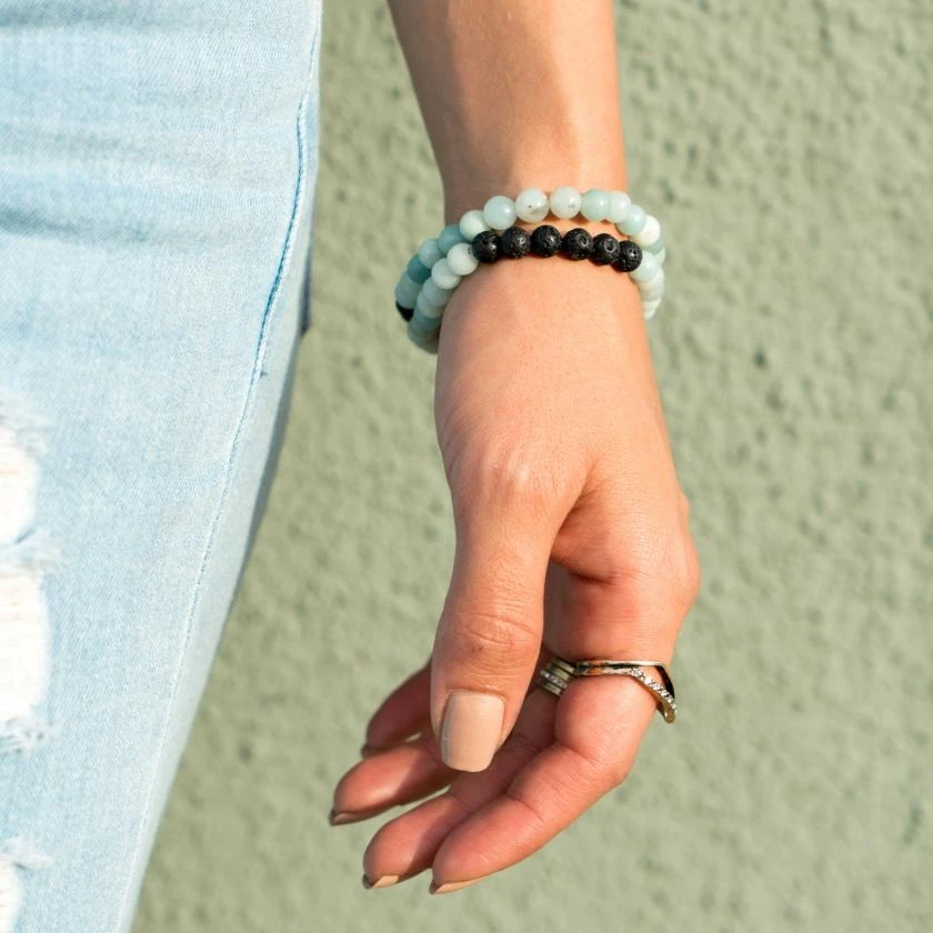 Amazonite Diffuser Bracelet - Image 6