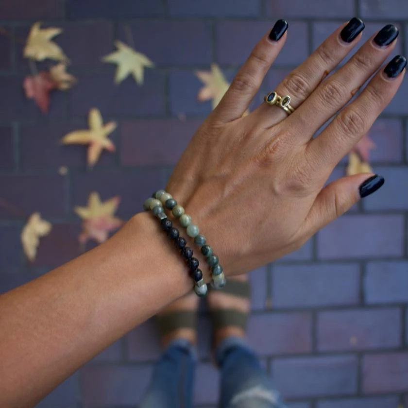 Green Grain Diffuser Bracelet - Image 6