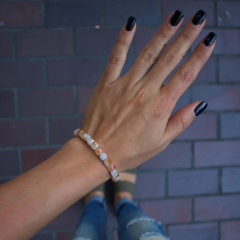 Glass Diffuser Bracelet (PEACHES & CREAM) - Image 7