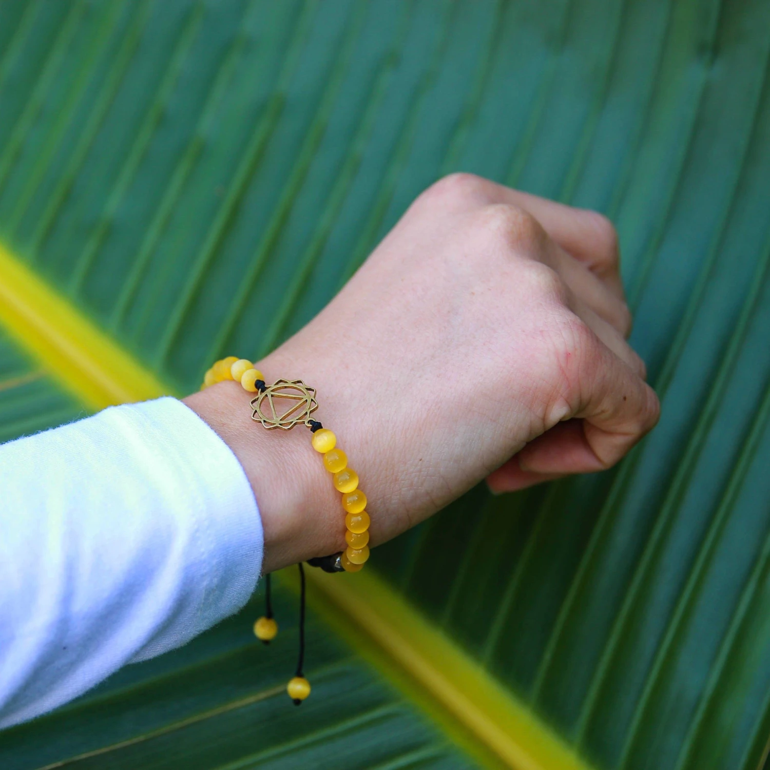 Solar Plexus Chakra Diffuser Bracelet - Image 6