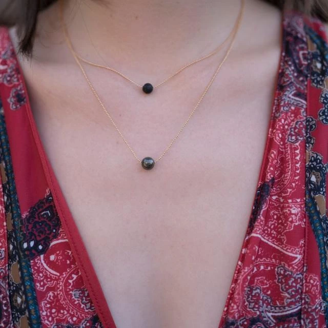 Pure Diffuser Necklace - Pyrite - Image 6